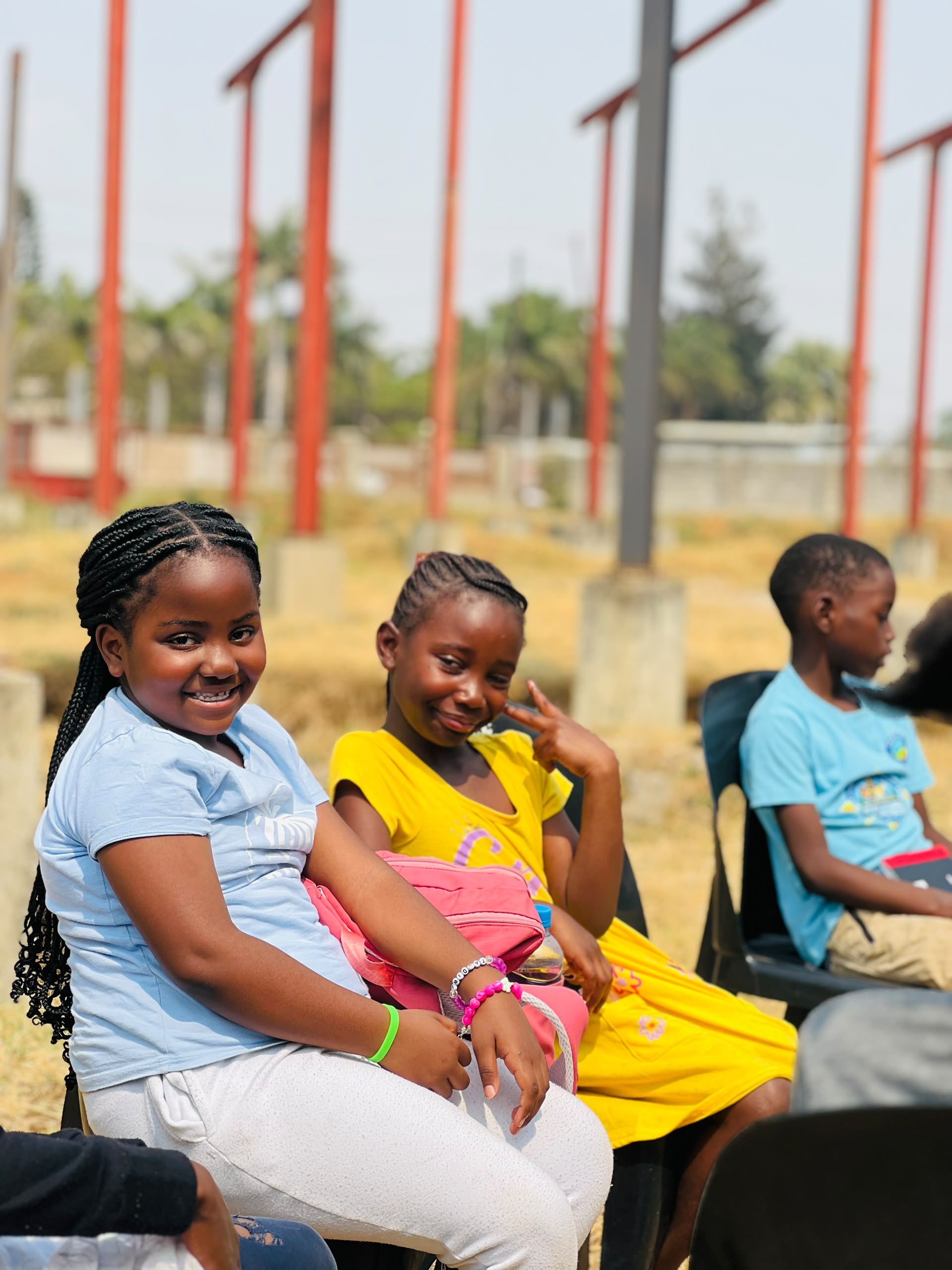 Children's Ministry teacher reading a Bible story to a group of children